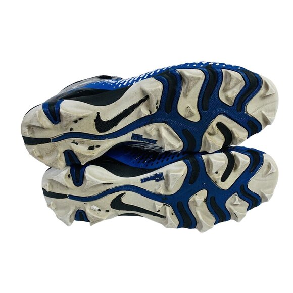 Nike Alpha Menace 2 Shark Football Cleats Mens 12 Blue White Performance AQ7653- main image 5